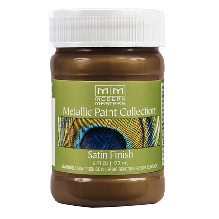 MODERN MASTERS 6 Oz Statuary Bronze WaterBased Decorative Metallic Paint ME190